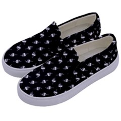 Skulls N Daggers Kids  Canvas Slip Ons by dollshausco