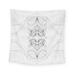 Mono Repeats I Square Tapestry (small) by kaleidomarblingart