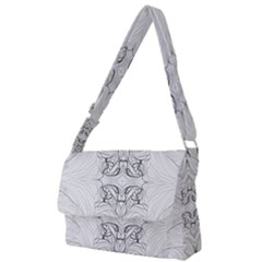 Mono Repeats I Full Print Messenger Bag (l)