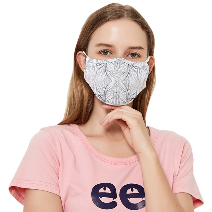 Mono Disegno Repeats Fitted Cloth Face Mask (Adult)