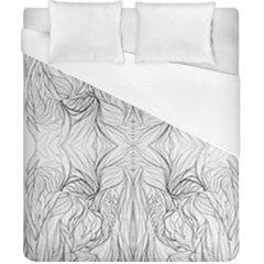 Mono Disegno Repeats Duvet Cover (california King Size) by kaleidomarblingart