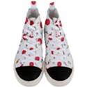 Slices Of Red And Juicy Watermelon Men s Mid-Top Canvas Sneakers View1