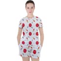 Slices Of Red And Juicy Watermelon Women s Tee and Shorts Set View1