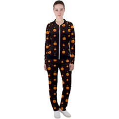 Halloween Pumpkins Pattern, Witch Hat Jack O  Lantern Casual Jacket And Pants Set by Casemiro