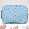 Cute Kawaii dogs pattern at sky blue Make Up Pouch (Small) View1