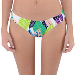 Colorfull Reversible Hipster Bikini Bottoms by Sparkle