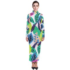 Colorfull Turtleneck Maxi Dress by Sparkle