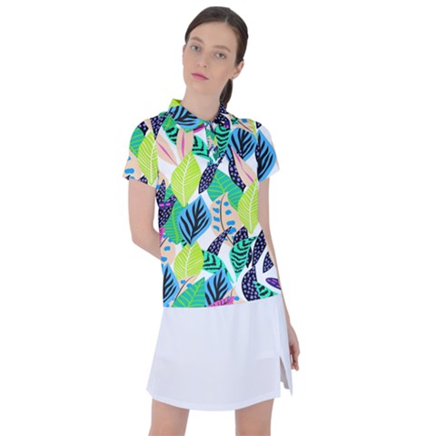 Colorfull Women s Polo Tee by Sparkle