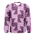 Abstract Men s Long Sleeve Tee View1