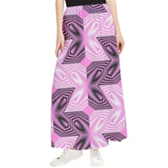 Abstract Maxi Chiffon Skirt