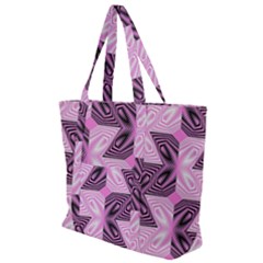 Abstract Zip Up Canvas Bag by Sparkle