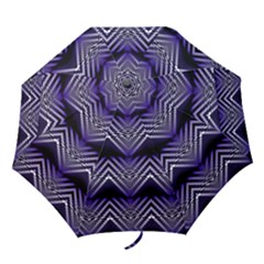 Digital Waves Folding Umbrellas by Sparkle