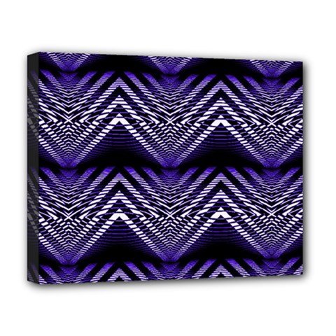 Digital Waves Deluxe Canvas 20  X 16  (stretched)