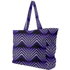 Digital Waves Simple Shoulder Bag by Sparkle