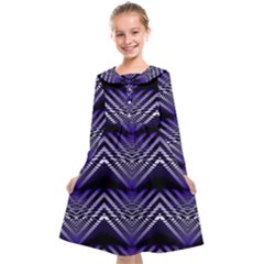 Digital Waves Kids  Midi Sailor Dress by Sparkle