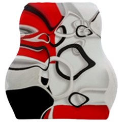 Modern Art Car Seat Velour Cushion 