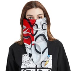 Modern Art Face Covering Bandana (triangle) by Sparkle