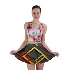 Modern Geometry Mini Skirt by Sparkle