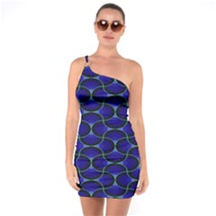 Abstract Geo One Soulder Bodycon Dress by Sparkle