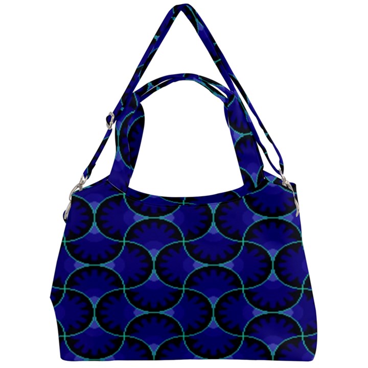 Abstract geo Double Compartment Shoulder Bag