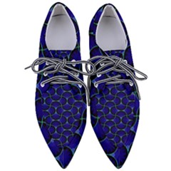 Abstract Geo Pointed Oxford Shoes by Sparkle