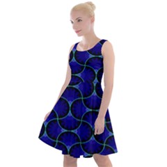 Abstract Geo Knee Length Skater Dress