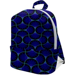 Abstract Geo Zip Up Backpack