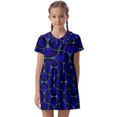 Abstract Geo Kids  Asymmetric Collar Dress