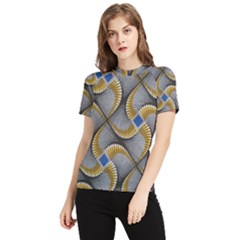 Modern Optaart Women s Short Sleeve Rash Guard