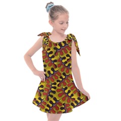 Modern Zippers Kids  Tie Up Tunic Dress