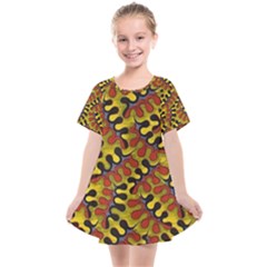 Modern Zippers Kids  Smock Dress