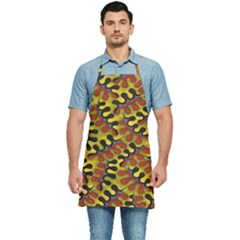 Modern Zippers Kitchen Apron by Sparkle