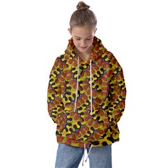 Modern Zippers Kids  Oversized Hoodie