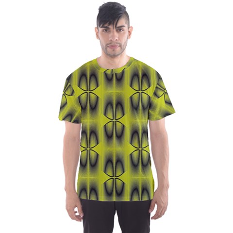 Digital Floral Men s Sport Mesh Tee by Sparkle