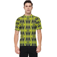 Digital Floral Men s Short Sleeve Rash Guard by Sparkle