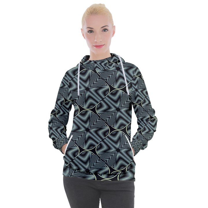 Modern Illusion Women s Hooded Pullover