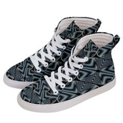 Modern Illusion Women s Hi-top Skate Sneakers by Sparkle