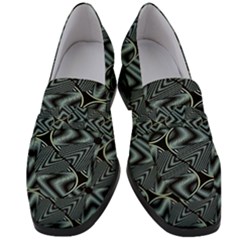 Modern Illusion Women s Chunky Heel Loafers