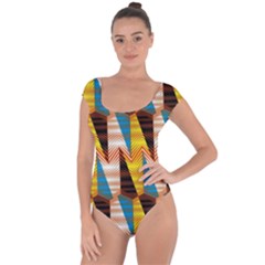 Digital Tringles Short Sleeve Leotard 