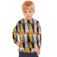 Digital Tringles Kids  Hooded Pullover by Sparkle