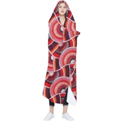 Digital Waves Wearable Blanket by Sparkle