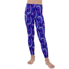 Digital Waves Kids  Lightweight Velour Leggings by Sparkle