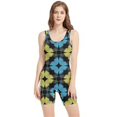 Digital Floral Women s Wrestling Singlet by Sparkle