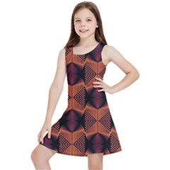 Digital Diamonds Kids  Lightweight Sleeveless Dress