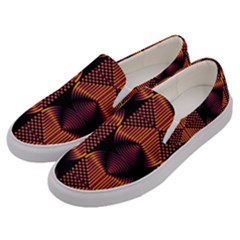 Digital Diamonds Men s Canvas Slip Ons by Sparkle