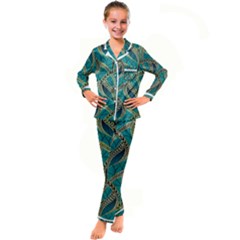 Digital Springs Kid s Satin Long Sleeve Pajamas Set