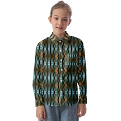 Digital Springs Kids  Long Sleeve Shirt by Sparkle