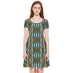 Digital Springs Inside Out Cap Sleeve Dress