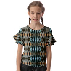 Digital Springs Kids  Cut Out Flutter Sleeves by Sparkle