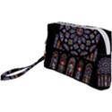 Chartres-cathedral-notre-dame-de-paris-amiens-cath-stained-glass Wristlet Pouch Bag (Small) View1